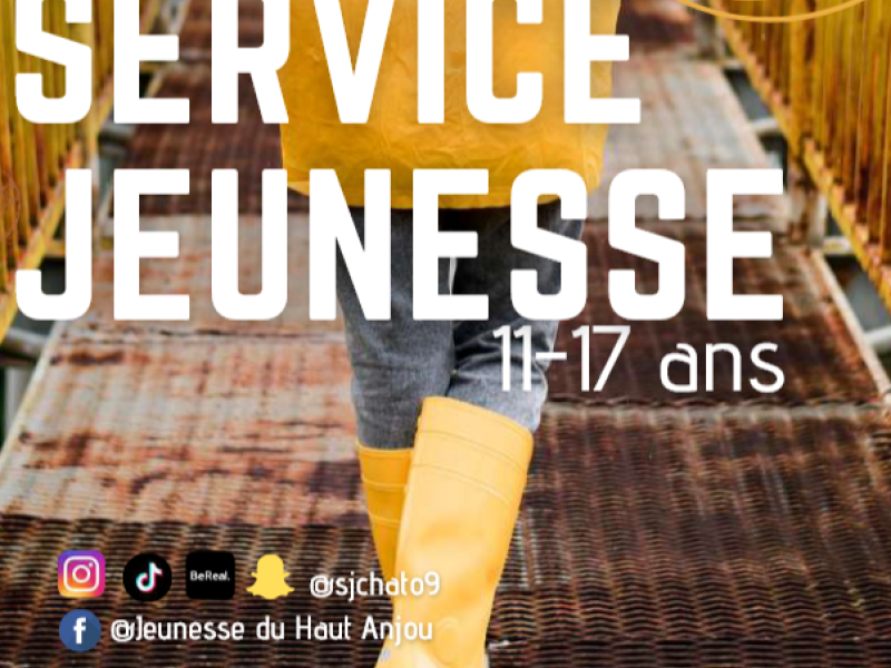 Programme service jeunesse mars/avril